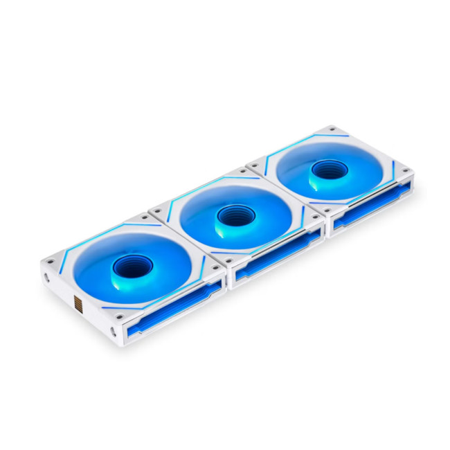 Lian Li UNI SL120 INF ARGB 120mm Fan - White Triple Pack with Controller