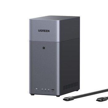 UGREEN NASync DH2300 2-Bay-NAS (Diskless) + HDMI Cable