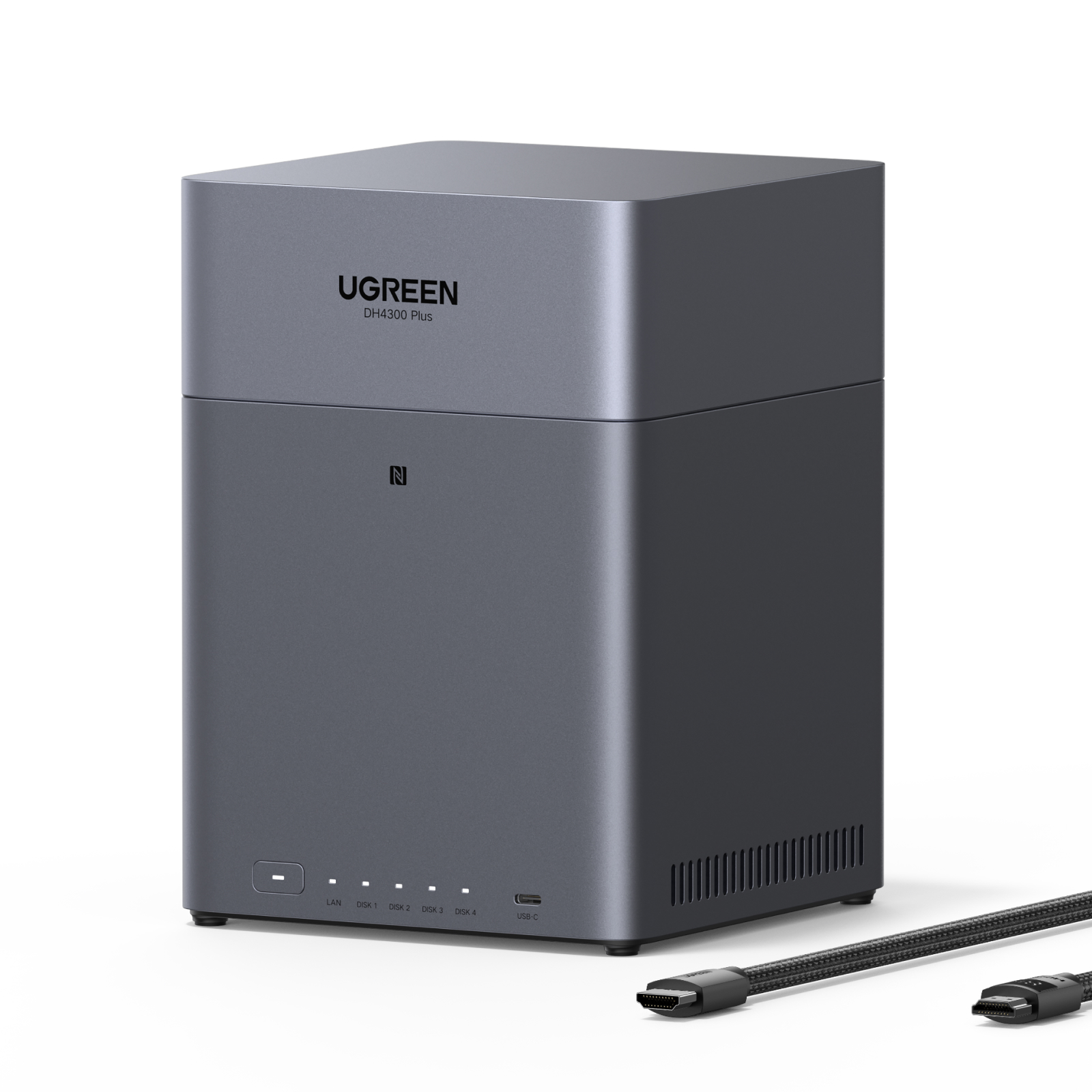 Ugreen Grey Refurbished Nasync Dh4300 Plus 4-Bay-Nas (Diskless) Network Attached Storage
