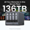 UGREEN NASync DXP4800 4-Bay-NAS  (Diskless) Includes 16TB (Seagate Ironwolf) Hard Drive Bundle