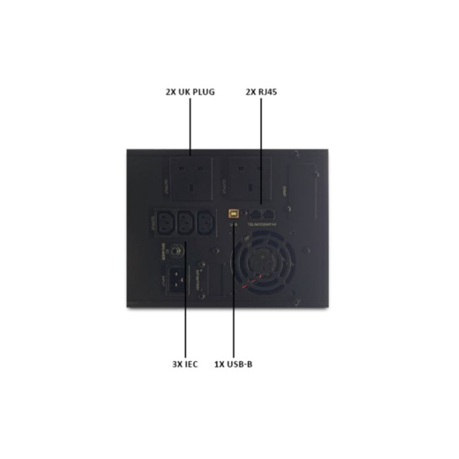 Armour ARM3000 3000VA 2400W 220-240V Line-Interactive Uninterruptible Power Supply (UPS)