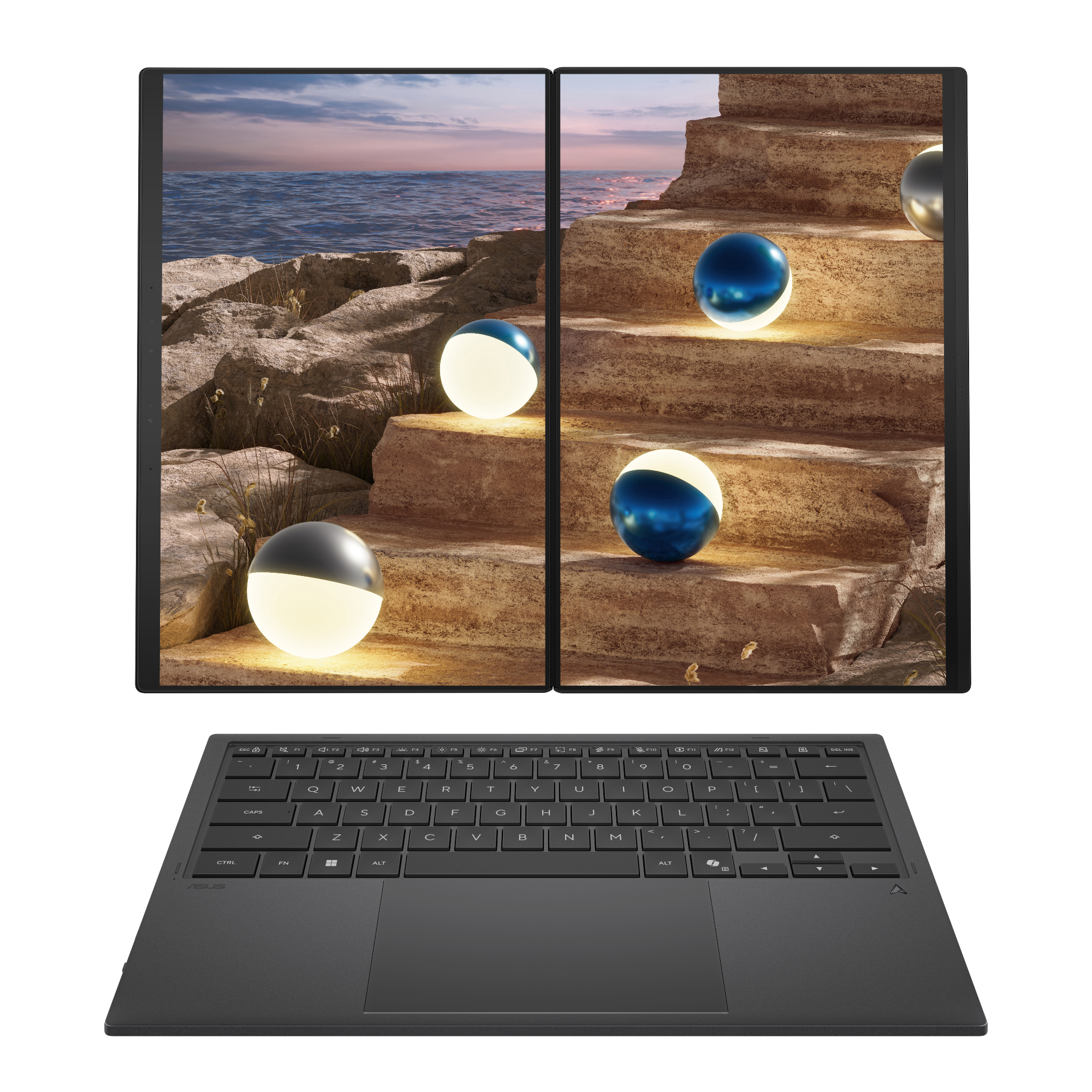 ASUS Zenbook Duo UX8407AA Intel Core Ultra 9 386H 16GB RAM 1TB SSD 14" Touchscreen Windows 11 Home 2-in-1 Laptop