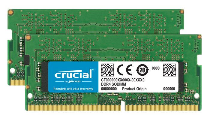 Crucial Memory module 32 GB 2 x 16 GB DDR4 2400 MHz