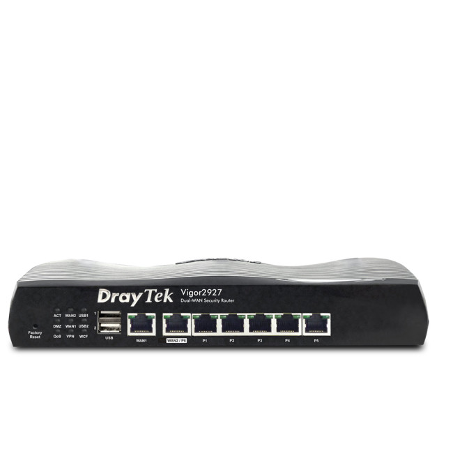 Draytek Vigor 2927 wired router Gigabit Ethernet Black