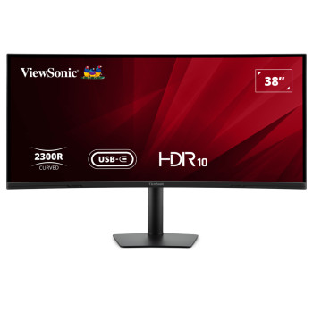 Refurbished Viewsonic VA3820C 38" Curved UWQHD+ 75Hz IPS DisplayPort HDMI Monitor