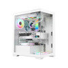 Vida VETRO-WHT Mid Tower ATX | Micro ATX | Mini-ITX PC Case