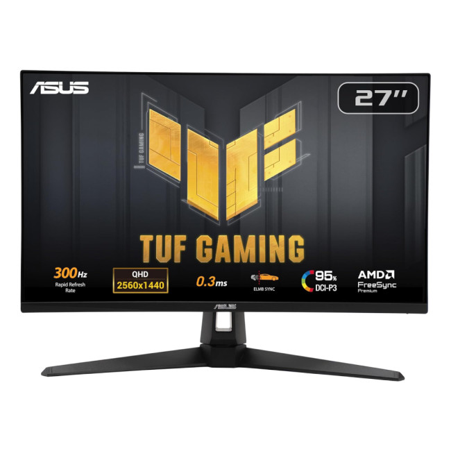 ASUS TUF Gaming VG27AQM5A 27" QHD 300 Hz 1 ms Built-In Speakers Gaming Monitor