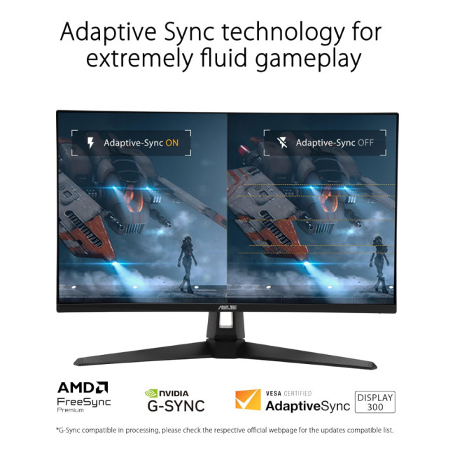 ASUS TUF Gaming VG27AQM5A 27" QHD 300 Hz 1 ms Built-In Speakers Gaming Monitor