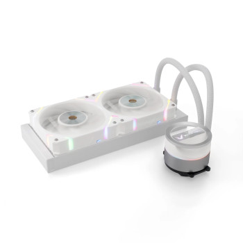 Valkyrie Dragonfang 240 ARGB Intel/AMD AIO Liquid CPU Cooler - White