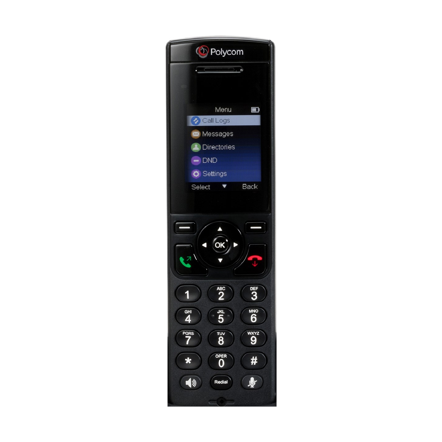 Poly Black Vvx D60 Additional Wireless Handset Only With Psu