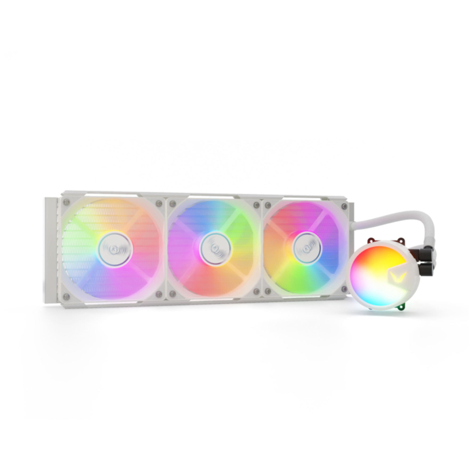 Valkyrie A360 360 ARGB Rifle Bearing All-in-One Liquid Cooler - White