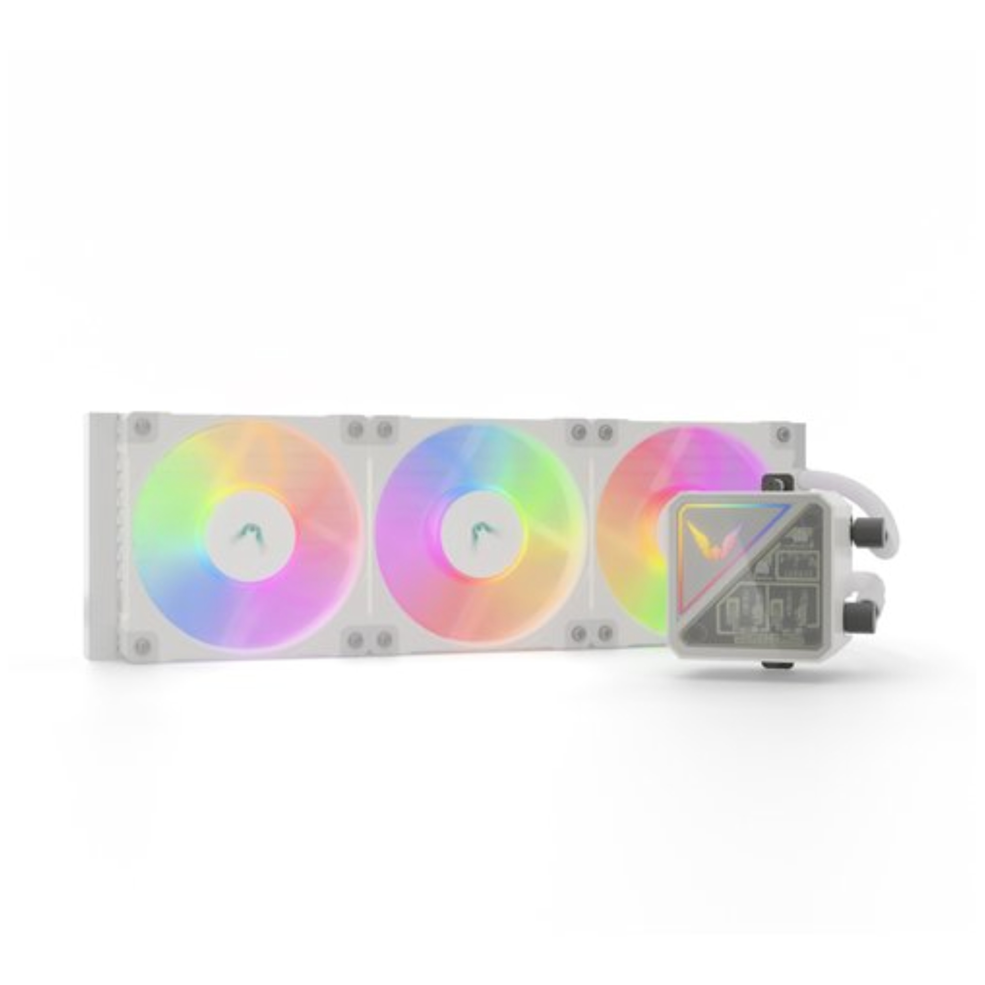 Valkyrie V360 Lite 360 ARGB LCD Fluid Dynamic Bearing All-in-One Liquid Cooler - White