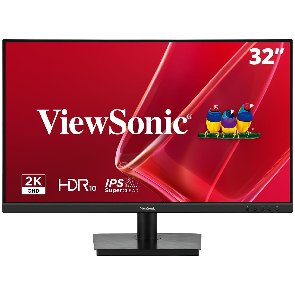 Refurbished ViewSonic 32" Quad HD IPS DisplayPort HDMI Monitor with Speakers