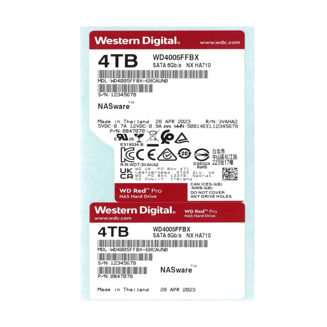 Western Digital Red Pro 4TB 3.5" 7200 rpm Internal Hard Drive