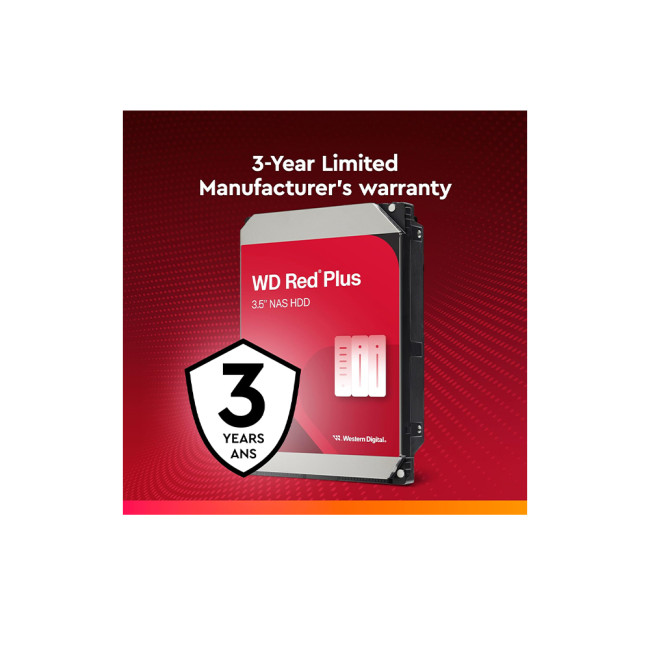 Western Digital Red Plus 4000GB 3.5" 5400 rpm Internal Hard Drive