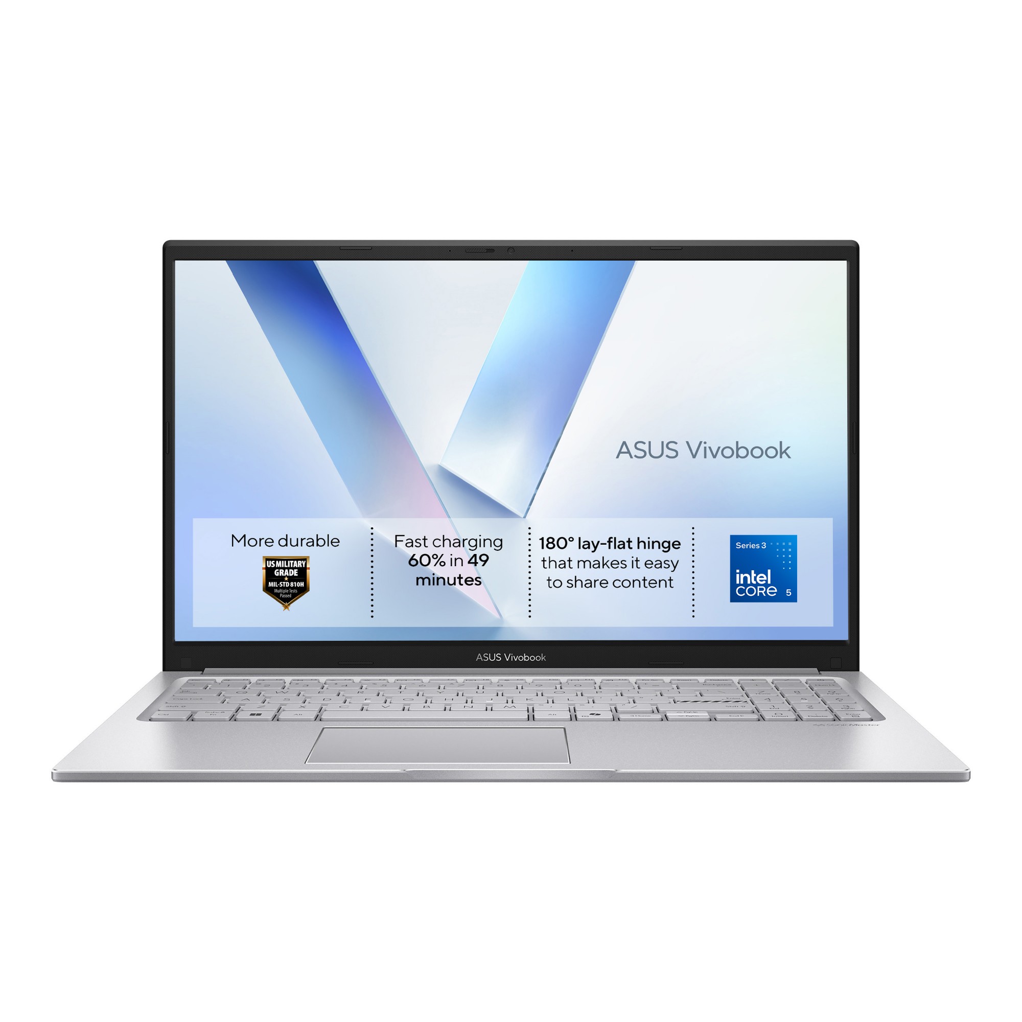ASUS VivoBook 15 Intel Core 5 320 8GB RAM 256GB SSD 15.6" Windows 11 Home Laptop