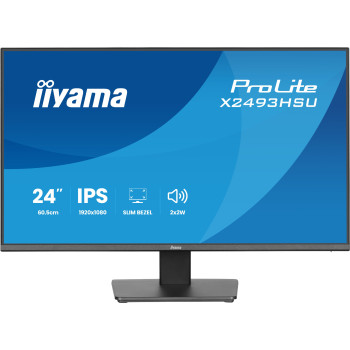 iiyama ProLite X2493HSU-B1 23.8" Full HD IPS 120Hz 1ms Monitor with Speakers - Matte Black