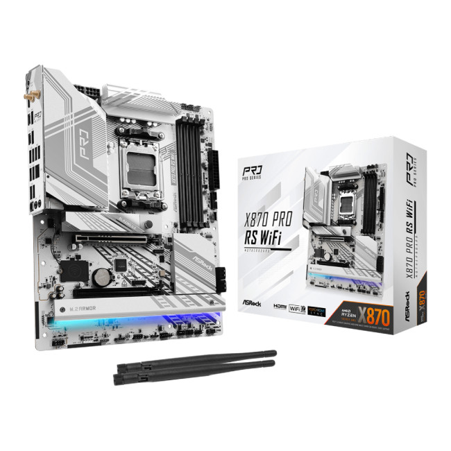 Asrock X870 Pro RS WiFi DDR5 ATX AM5 Motherboard