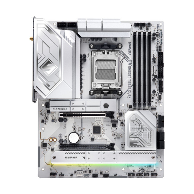 Asrock X870 STEEL LEGEND WIFI AMD X870 DDR5 ATX Socket AM5 Motherboard