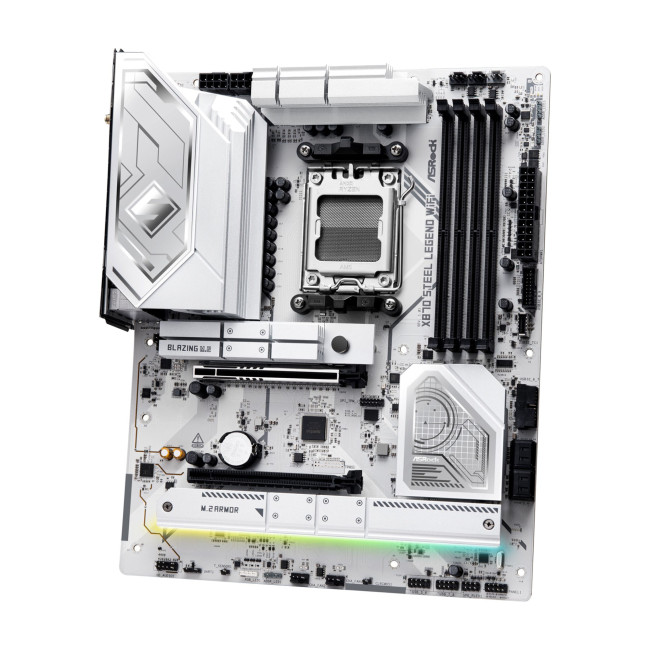 Asrock X870 STEEL LEGEND WIFI AMD X870 DDR5 ATX Socket AM5 Motherboard