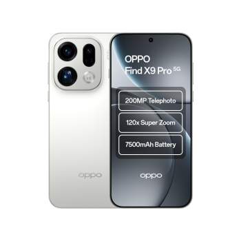 OPPO Find X9 Pro 5G 6.7" Dual SIM 16GB RAM 512GB Storage Android 16 Silk White