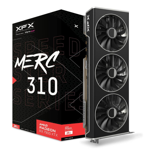 XFX Speedster MERC 310 Black Edition Radeon RX 7900 XTX 24GB Graphics Card