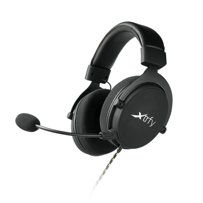 Cherry XTRFY H2 1.35mm Wired Boom Mic Gaming Headset - Black