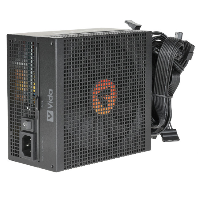 Vida Heracles 650W ATX 80 Plus Bronze Fully Wired PSU Power Supply - Black
