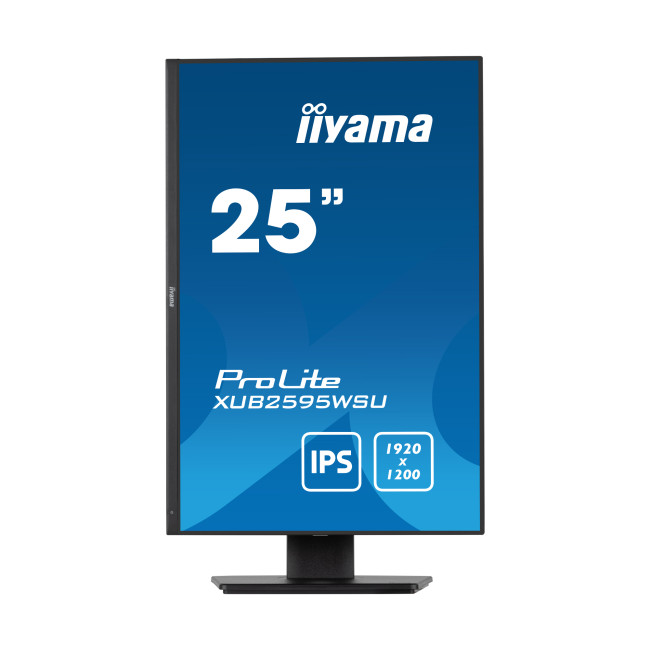 iiyama ProLite XUB2595WSU 25" IPS WUXGA 16:10 Height Adjustable Monitor with Speakers