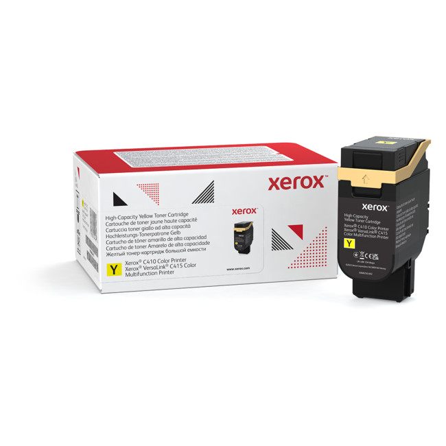 Xerox Yellow High Capacity 7000 Pages Toner Cartridge for Xerox C410/VersaLink C415