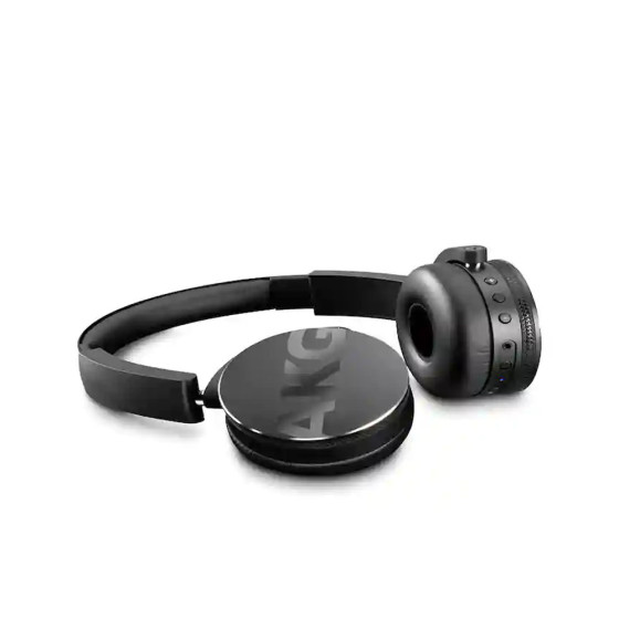 AKG Y50BT Wireless Foldable Headphones with Mic & Volume Control Black