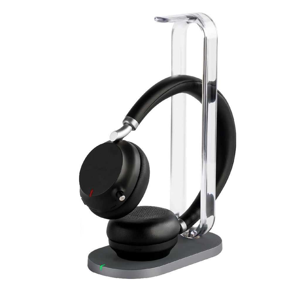 Yealink Black Bh72 Teams Bluetooth Usb-A Headset With Charging Stand