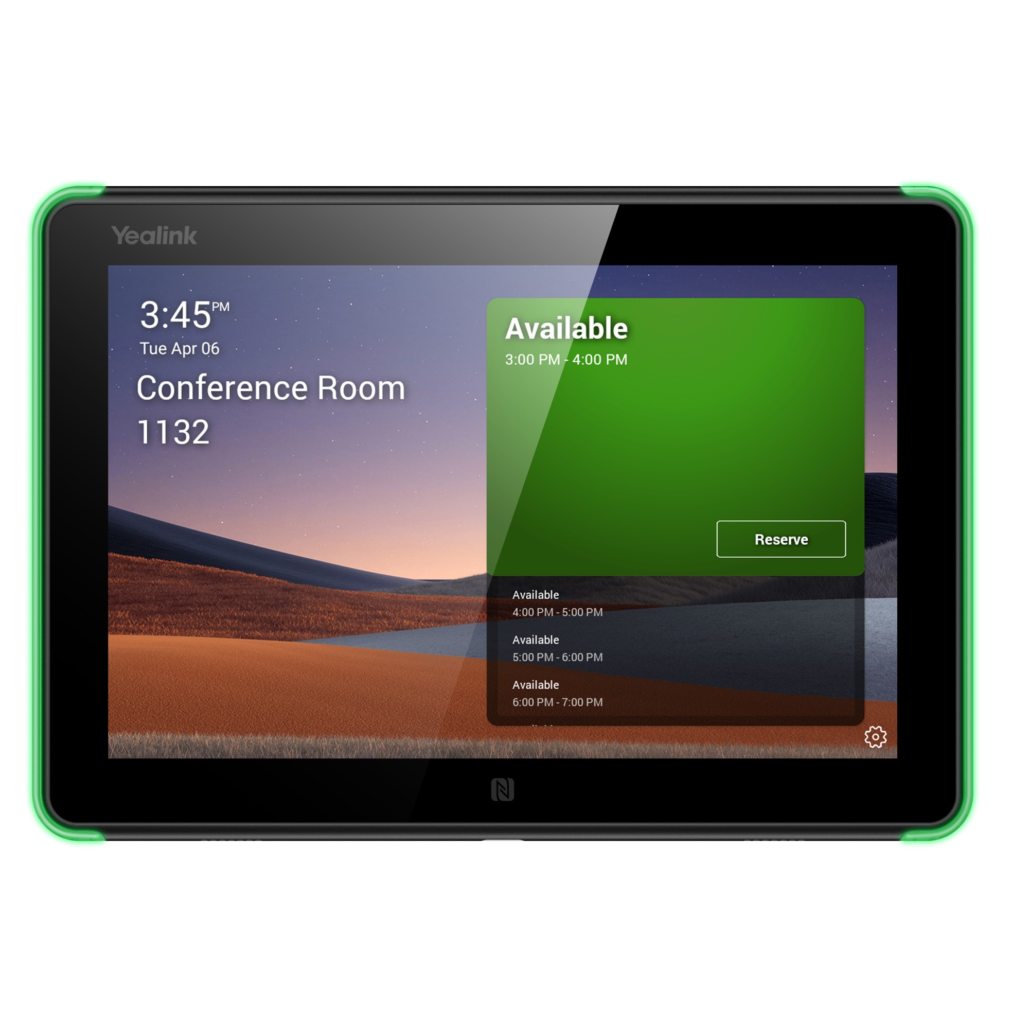 Yealink Black Teams Meeting Room Panel Replaced By Roompanel E2