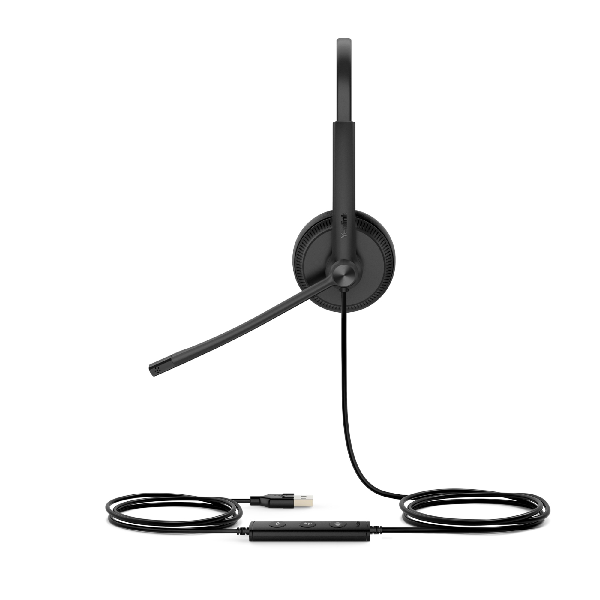 Yealink Black Uh34 Dual Uc Usb Wired Professional Headset