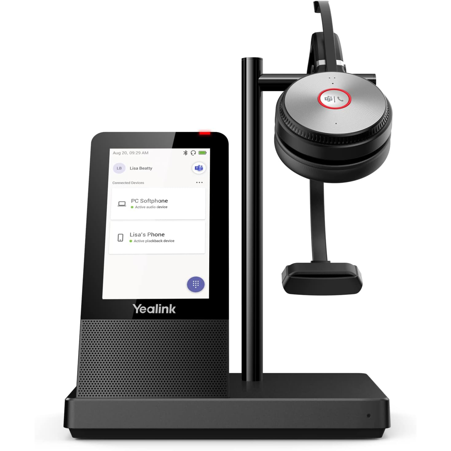 Yealink Black Wh66 Mono Microsoft Teams Wireless Professional Headset
