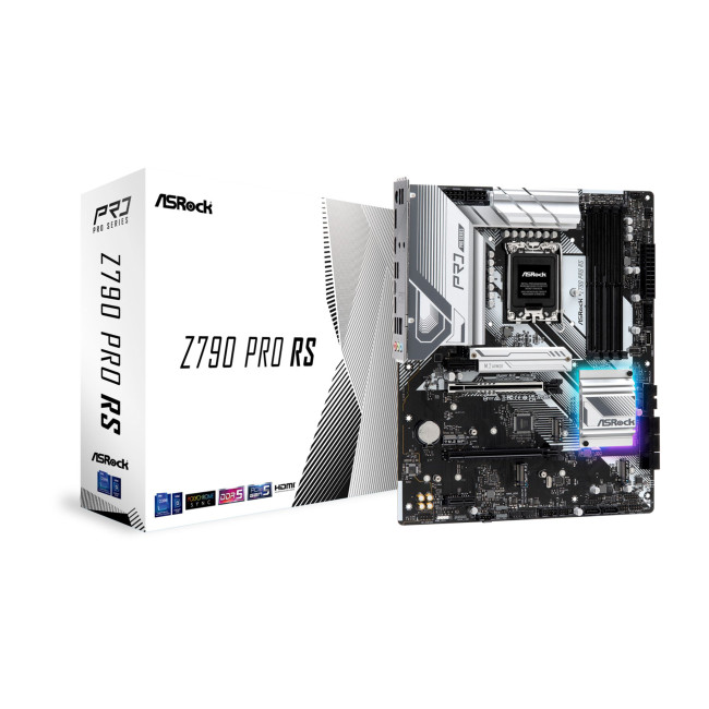 Asrock Z790 PRO RS Intel Z790 DDR5 ATX Socket LGA 1700 Motherboard