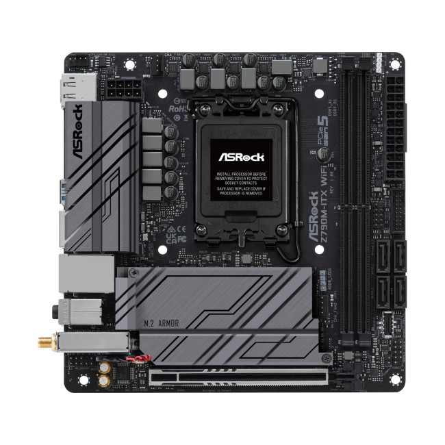 Asrock Z790M-ITX WIFI Intel Z790 DDR5 Mini-ITX Socket LGA 1700 Motherboard