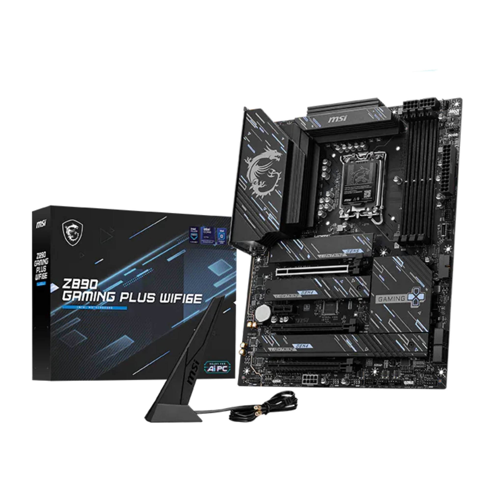 MSI Z890 Gaming Plus WiFi 6E Intel Z890 LGA1851 DDR5 ATX Gaming Motherboard