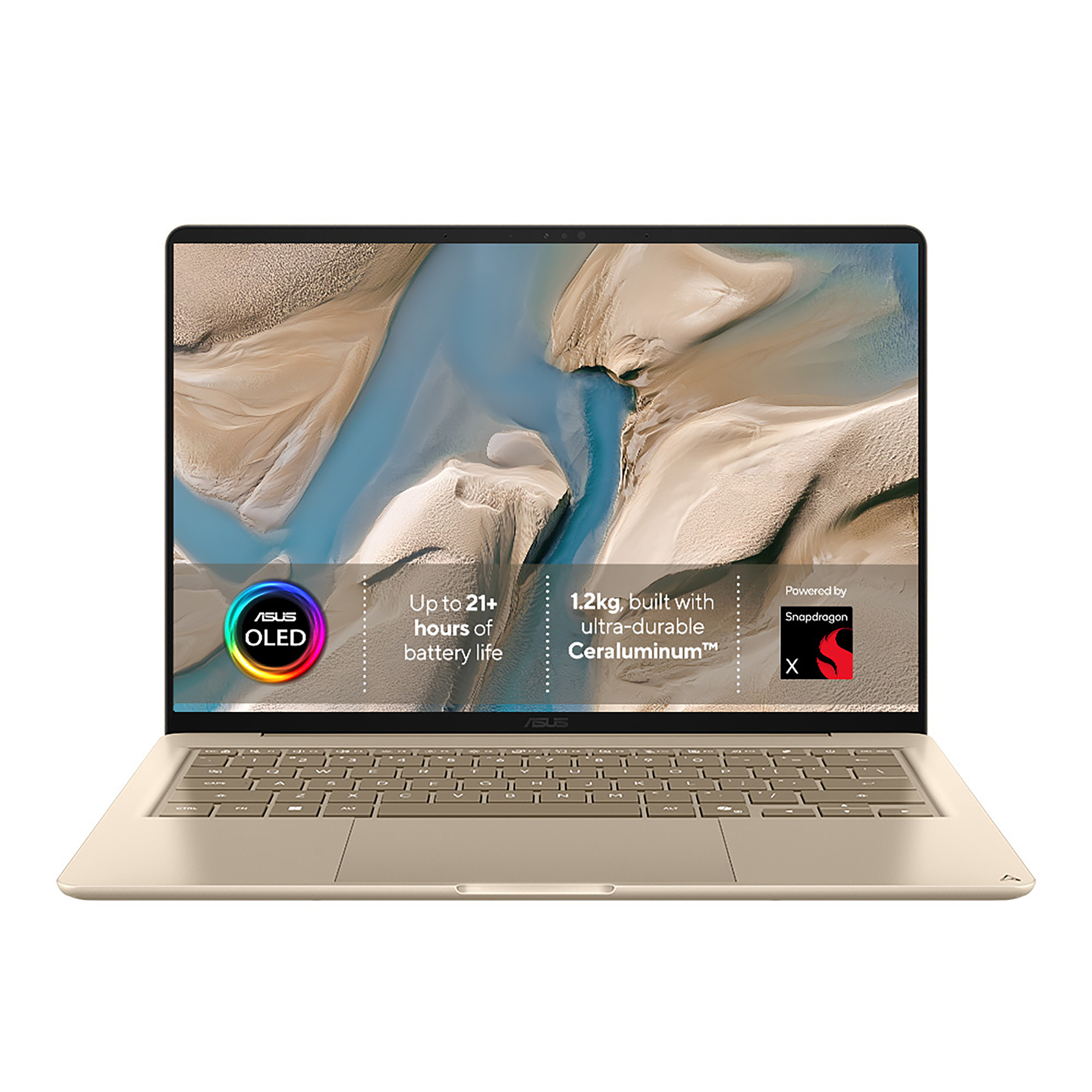 ASUS Zenbook 14 UX3480QA-U1157W Snapdragon X X1 26 100 16 GB RAM 512 GB SSD 14" Windows 11 Home Copilot+ Laptop