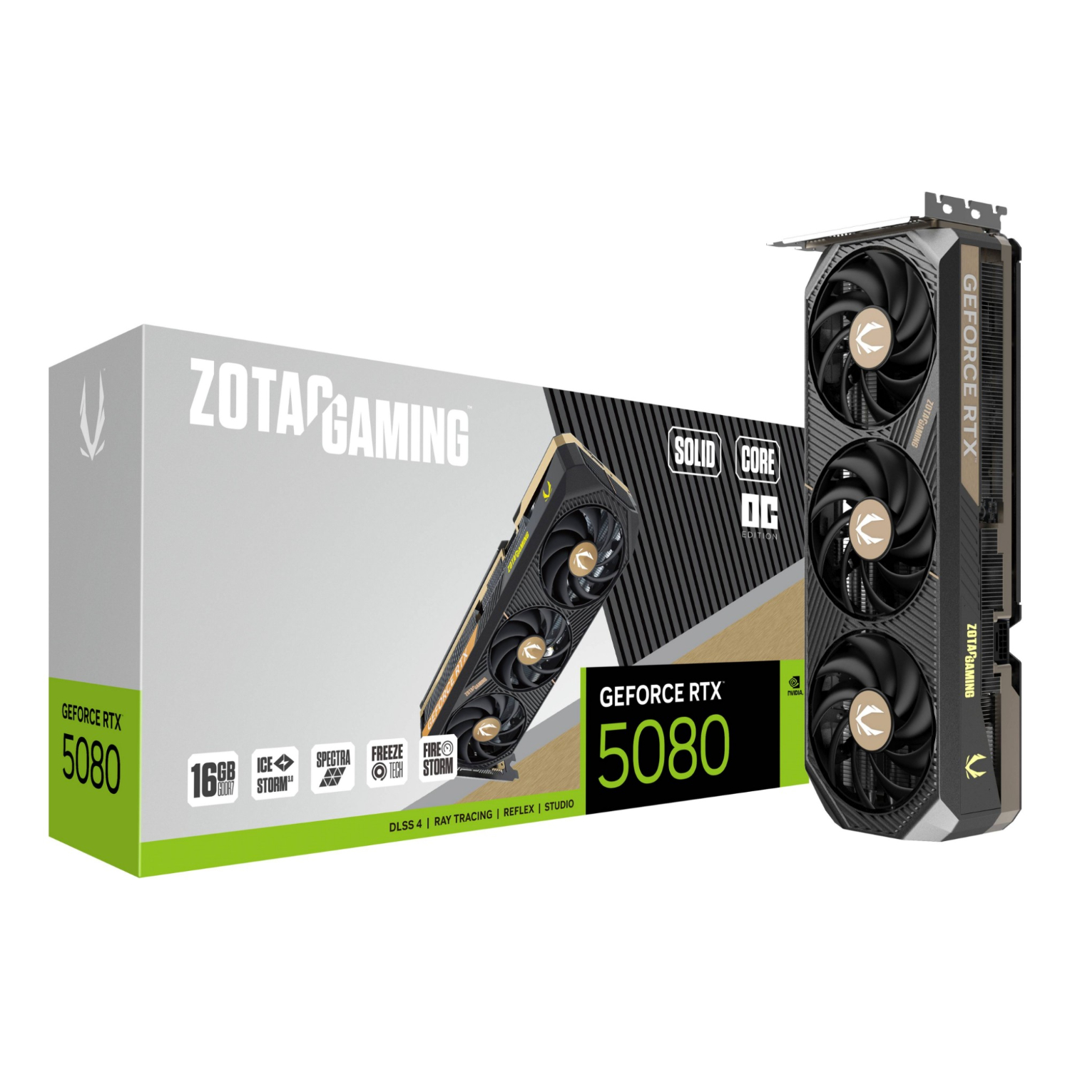 Zotac GeForce RTX 5080 GAMING SOLID CORE 16GB OC Graphics Card