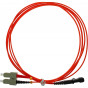 InLine 1 meter LWL Fibre optic Duplex Cabel, MTRJ/SC, 50/125 Micron, Patch cable