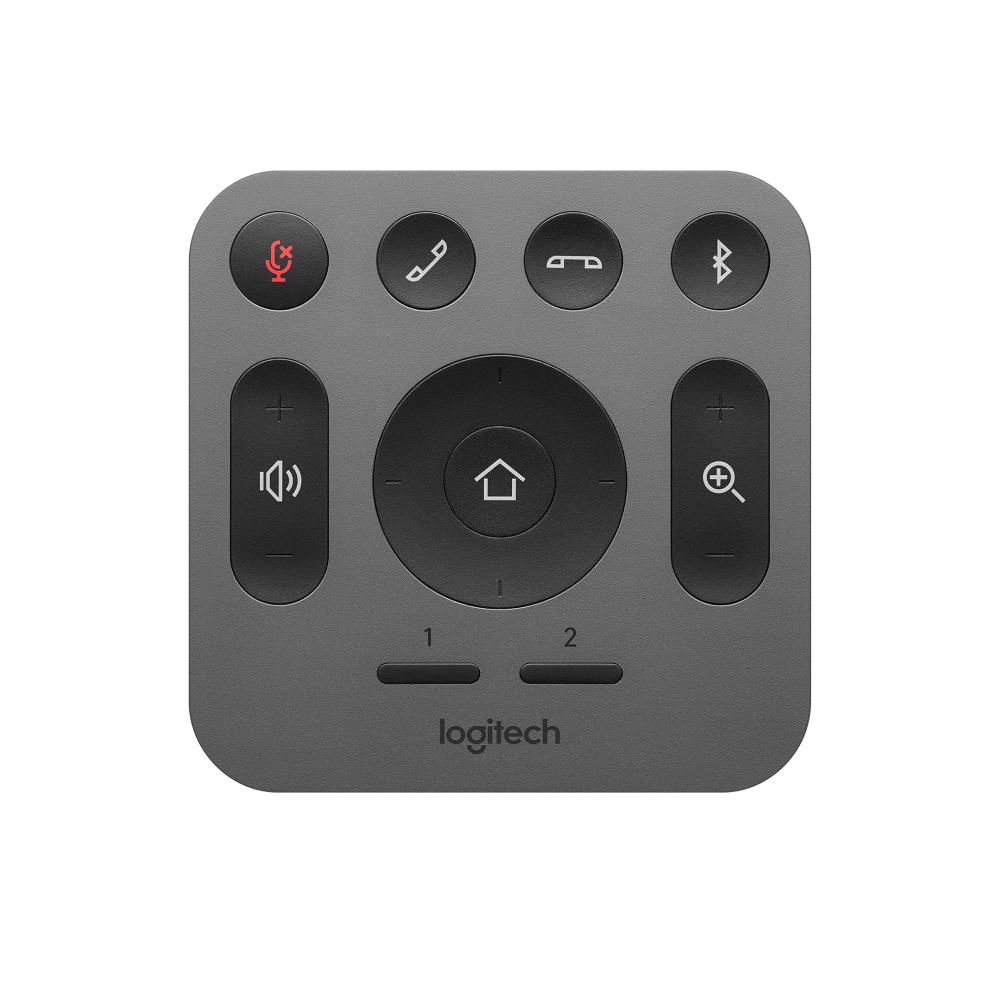 Logitech Carbon Grey Usb Business Remote Control Designed For Meetup