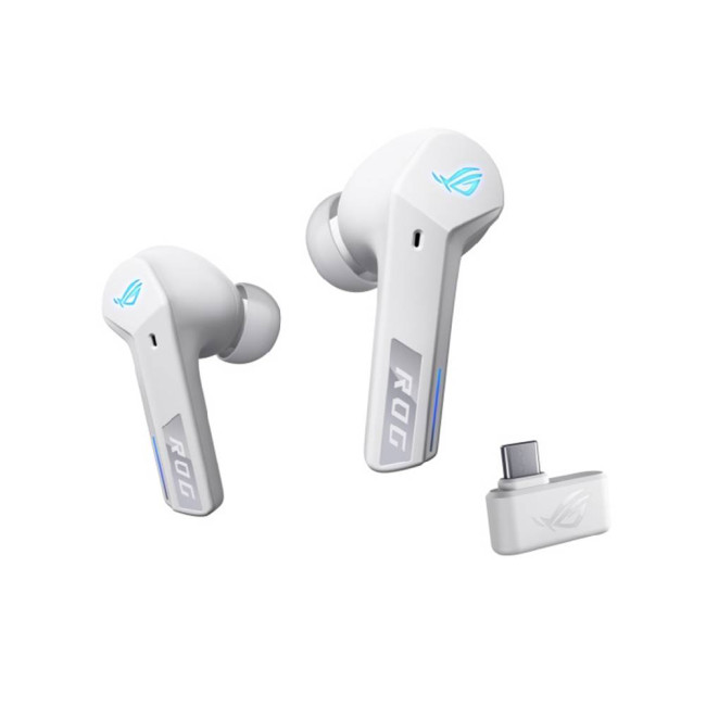 ASUS ROG Cetra True Wireless SpeedNova Moonlight White Gaming Earphone - 90YH03Y0-BTUA10