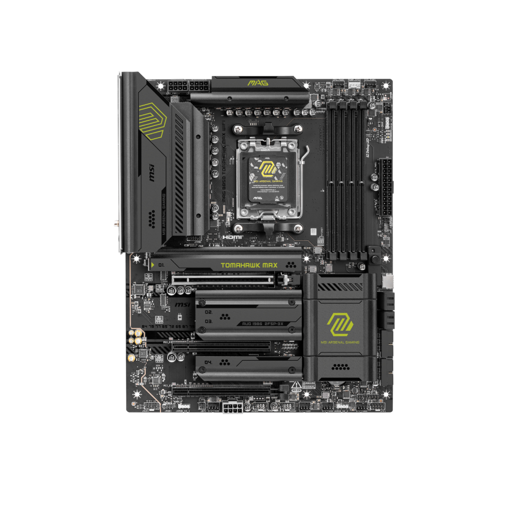 MSI MAG B850 TOMAHAWK MAX WIFI ATX DDR5 Motherboard