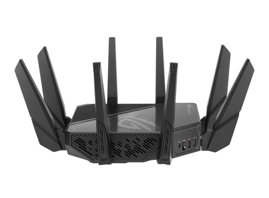 ASUS ROG Rapture GT-AX11000 Pro Wireless Router Gigabit Ethernet Tri-band (2.4 GHz / 5 GHz / 5 GHz) Black - 90IG0720-MU2A00