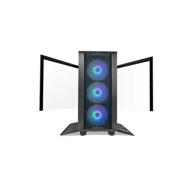 LIAN LI LANCOOL III Mini-ITX Midi Tempered Glass Case Black