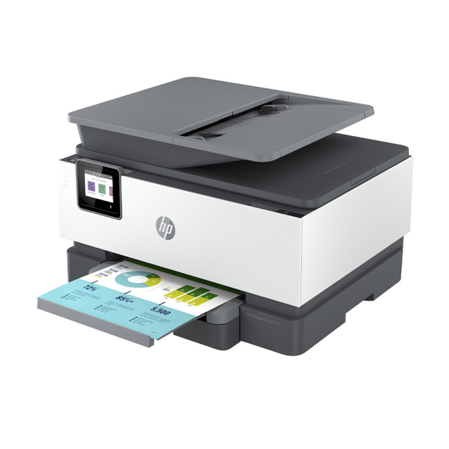 Refurbished HP OfficeJet Pro 9019e All-in-One Wireless Inkjet Printer 1200 x 1200 DPI - NO INK INCLUDED