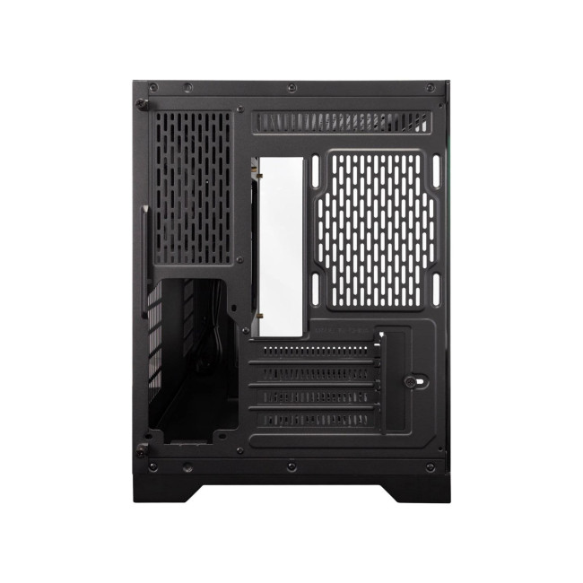 1st Player UV6 Tempered Glass Micro ATX Gaming Case - Black