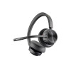 Poly Voyager 4320 UC Stereo Wireless USB Headset Black with BT700 USB-A Adapter + Charging Stand - 77Y99AA