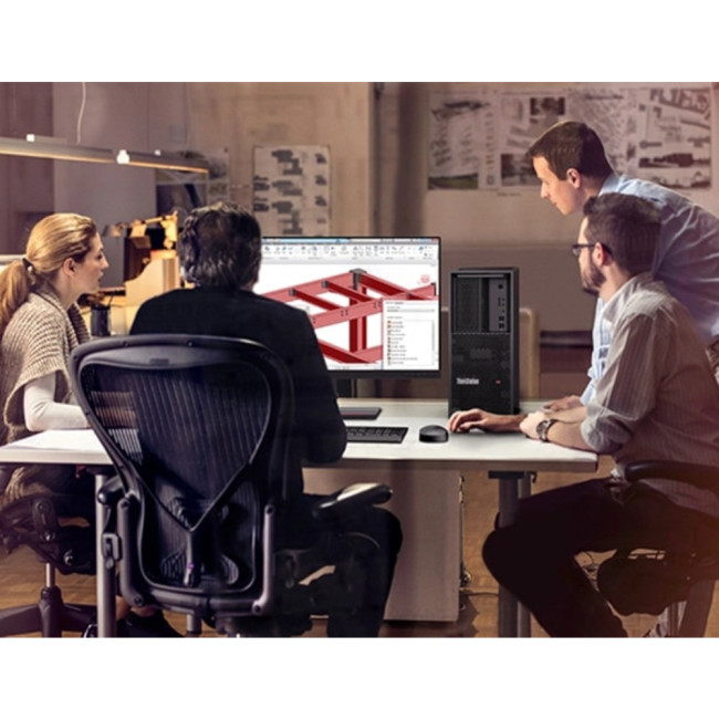 Lenovo ThinkStation P3 Tower Intel Core i7-14700 16GB RAM 512GB SSD NVIDIA T1000 Windows 11 Pro Business Desktop PC